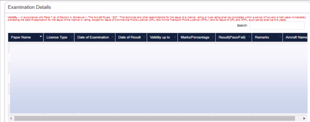 eGCA portal step screenshot