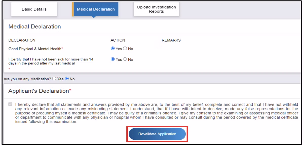 Step 10: If your application is returned, make the necessary updates by clicking the 'Update NOC details.' If approved…