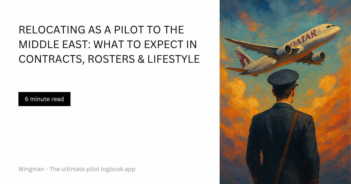 Relocating to middle east as a pilot: What to expect