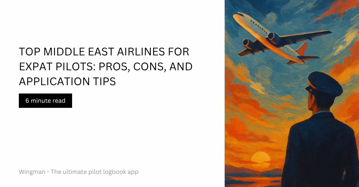 Top Middle East Airlines for Expat Pilots