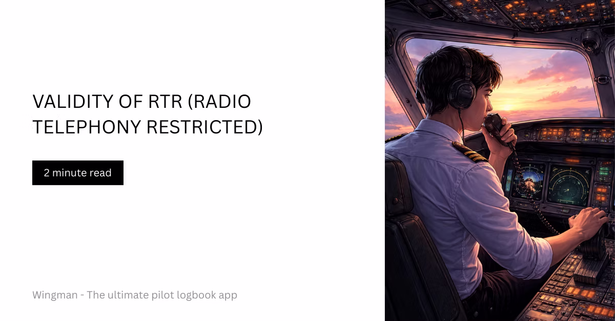 Validity of RTR in India : WPC/DGCA rules, regulations for pilots