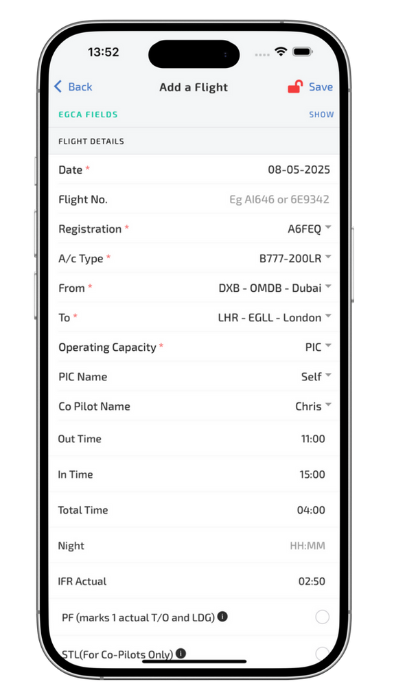 offline capabilities screen on a phone 1